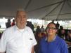Charles Scalzitti, owner of Charles Scalzitti Inc.,  and Veronica Calderon attend the event. 