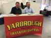 Brent Jacques (L) and Jim Yarbrough, both of Yarbrough Transfer Company, in Winston-Salem, N.C., help buyers with their transportation needs.
 