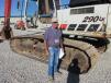 Randal Smith of West Texas Rock Resources in Rosco, Texas, is very interested in this Link-Belt 290 LX excavator. 
 