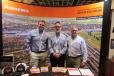Manning the Ritchie Bros. booth at the UTCA convention to discuss their company’s extensive list of upcoming auctions (L-R) are Ryan Funck, Gary King and Fred Vilsmeier. 