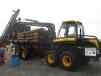 Ponsse displayed a wide range of forestry products at the annual expo, including this Ponsse King Buffalo forwarder. 
 