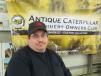 Bryan Coulson, president of the Antique Caterpillar Machine Owners Club, Chapter 22,  was ready to answer questions. 