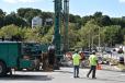 The project is expected to use drill rigs for the geothermal wells, various excavation equipment for parking lot site work and pavement equipment for the new pavement in the parking lot. Phuong Tang, Roxbury Community College photo.
 