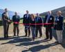 Missouri River Energy Services photo.
Officials held a ribbon-cutting ceremony for the $2 million solar farm at the Pierre airport, with a sizable crowd in attendance.
