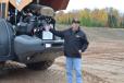 Jeff Jablonski, Tomahawk product promotion specialist, goes over the features of the Tier IV Final FPT F4HFE613 engine in the 821G wheel loader. 