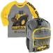 John Deere Little Boys Tee 
and Backpack Set
This set includes a long-sleeved T-shirt and a 16 in. (40.6 cm) backpack, and sells for $32.99.
https://www.amazon.com/Deere-Little-Sleeve-Backpack-Construction/dp/ B01KKC97JM/ref=sr_1_24?ie=UTF8 &qid=1478449757&sr=8-24&keywords =construction+clothing
