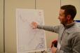 Dominion spokesperson Aaron Ruby explains the scope of the pipeline and the locations of different spreads.