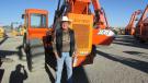 Doug Peterson, Peterson Concrete Co. in Little Rock, Ark., has a definite interest in this JLG – Sky Trak. 
