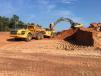 The company has been using two Volvo 25 -ton trucks on its Overlook at Barber Rock project in Lancaster, S.C. The company is moving about 250,000 (191,138 cu m) cu. yds. of material.