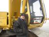 Mike Rosari takes a look at the cab of this John Deere 690E excavator. 