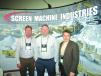 (L-R): Scott Timmer, Jody Beasley and Steve Cohen, president and CEO, all of Screen Machine Industries.