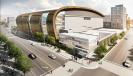 A rendering of the $524 million Milwaukee Bucks Arena/entertainment complex. 