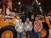 At the Caterpillar booth with a Cat 918M wheel loader is the crew from Crow River Construction of New London, Minn. (L-R): Owner Kraig Hanson, Equipment Operator Jacob Bengson and Estimator Devon Lien. Hanson said that he buys his company’s Cat equipment from Ziegler Cat in Bloomington, Minn. “They offer great equipment, great parts and service,” he said. “We are really happy with our Cat Equipment and push it hard in the field.” 