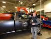 Craig Larson, commercial sales, Fury Motors, showcases a 2017 Ram 2500 with a salt spreader and Kage plow setup.  