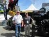 (EB) MNSW (Rayco)
AIS Construction Equipment’s Jim Hardwick (L) caught up with Rayco Manufacturing Vice President J.R. Bowling at the company’s outdoor equipment display.
