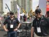 Steve Flowers (L) and Matt Laws of Interstate Trailers saw a lot of activity at their booth in the Gold Lot.
