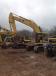John Vancleet, VC Land, Hillsboro, N.J., tests out this Cat 330L excavator before bidding on it. 