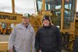 WW Logging’s Daniel (L) and Russell Weaver were on hand to bid on a Cat 140G motorgrader.  