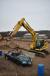 On display and available for demonstrations were Komatsu machines equipped with intelligent machine control.  