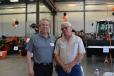 Gerry Pierick (L), Ditch Witch of Arizona sales manager, catches up with Bill Coleman of the Coleman Advisor Group.
 