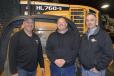 (L-R) are Chris Klein, Genesee County Highway Department fleet maintenance supervisor; Phil Marcello, Genesee County Highway Department heavy equipment operator; and Greg Newell, president of George & Swede Sales & Service.