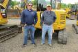 Frank Wunder (L) and Don Cruickshank, both of Wunder Construction Company, Reading, Pa., are looking to take advantage of some great pricing on Caterpillar equipment.