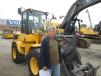 George Poulos of G P Maintenance inspects this Volvo L35G wheel loader.