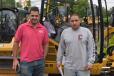 Franklin Padilla (L), owner, and Marcel Garcia, foreman, both of Padilla Landscaping Construction. 