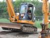 Dan Culver, Culver Equipment, Orangeville, Pa., tests out this Case CX80C excavator.