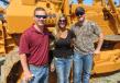 (L-R): Joey Coulter of Erichar Inc’s Florida branch talks with Dana Campbell and Charlie Denallo of Erichar Inc.’s Ohio Branch to check out the equipment up for bid.
 