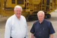 Thompson Tractor’s Bill Warr (L) and Jim Bailey welcome the addition of two new crushing and screening lines to their product offerings.  