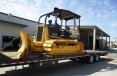 A Dressta bulldozer is loaded and ready for delivery to a Prime Equip Solutions customer in the Houston area.
 