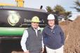 Damasceno’s Landscapes & Construction President Eddie Damasceno (L) calls on Ehrbar Sales Representative Andy Jett to help manage the company’s growing fleet. “We have experienced a lot of growth recently, and the service we get from Ehrbar helped make that possible,” commented Eddie.