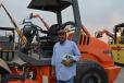 Joe Leal of Alice, Texas, wanted to leave Fort Worth with this Hamm 3307 compactor. Leal operates J.L. Construction Co.
 