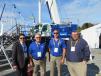 (L-R): Lorenzo Landi came all the way from Italy to see the 2017 ICUEE show and stop by the Tadano Mantis Corp. booth and to speak with Greg Etue, Tadano Mantis; Ed Hisrich, vice president of sales, Tadano Mantis; and Mark Dehnert of Howell Tractor and Equipment Co.
