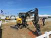 Attendees had opportunities to run some of the Volvo excavators at the outside display area.