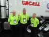 (L-R): The crew from Vacall, Bill Petrole, Tod Ebetino and Jack Fernandes welcome attendees to their booth.