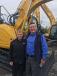 Tracey Road Equipment is one of the longest term continuous dealers of Kobelco excavators. Randy Hall (L), vice president of operations of Kobelco, and Scott Collins, vice president of sales of Tracey Road Equipment. 