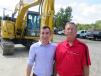 Thor Hess (L), Southeastern Equipment Company executive vice president, joins Dennis Kemeny, sales representative, to welcome visitors to the Novi, Mich., branch.
 