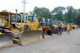 Many dozers and loaders went up for bid at Sales Auction Company’s Fall sale. 