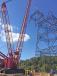The Pittsfield, Maine-based construction firm is using a Manitowoc MLC650 to help replace two aging transmission towers on the James River near Charles City, Va.