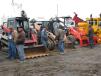 Bidders turned out early to inspect some of the mini and compact machines in the sale lineup.