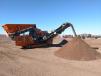 Guests saw how the Portafill 5000 tracked scalping screen processes river gravel.
 