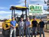 (L-R): The sales team at Bee Equipment includes Jarrod Swan, Everett Monroe, Rusty Swan, Robert Bean and Mike Kuehn. 