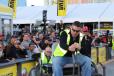 Hundreds of show attendees watched Derek Gromacki navigate the 2018 Wacker Neuson Trowel Challenge course at the World of Concrete, Jan. 26, 2018, in Las Vegas. Gromacki’s ride-on trowel operating skills out-paced more than 100 other participants in the popular competition. 