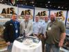 (L-R): Eric Smiley of Barton Malow catches up with Alex VanKampen, Stephen Sanders and Austin Schertzing, all of Contractors Rental Corporation, and Wade Kremer of Barton Malow at AIS Construction Equipment Corp/Contractors Rental Corporation’s booth at the show.

