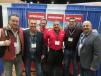(L-R) are Todd Chartier, M.L. Chartier Excavating Inc.; Leo Remijan, Ajax Paving Industries Inc.; Bob Hennessy, Mersino Dewatering; Marco Mersino and Joe Snyder, both of Atlas Oil Company; and Fred Meram of F.D.M. Contracting.