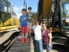 It was a family affair at the Ritchie auction as Cael and Bentley joined their mother and father, Robert and Amber Heed of RHL Companies, Montrose, Pa., to look for excavators and grinders.
