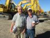Arthur Gottier (L) of Gottier Construction, based in Connecticut, and John Farney of Farney Tree & Excavating were on the hunt for land clearing equipment.
