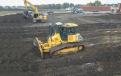 Professional Excavating uses a fleet of Komatsu equipment that includes a Hybrid HB215LC-1 excavator and an intelligent Machine Control D61PXi dozer to increase its efficiency on job sites like this one in Springfield, Ill. “I think a lot of people assume this technology is for large businesses, but it is a huge benefit to us, and we are a company of just three people,” said Owner John Gardner.
